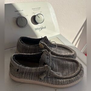 Hey Dude Textured Gray Slip-On Loafers